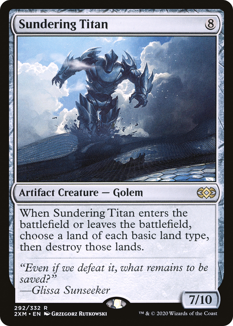 Sundering Titan (2XM-292) [Double Masters] MTG Single Wizards of the Coast