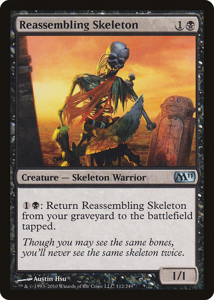 Reassembling Skeleton (M11-112) [Magic 2011] Foil MTG Single Wizards of the Coast