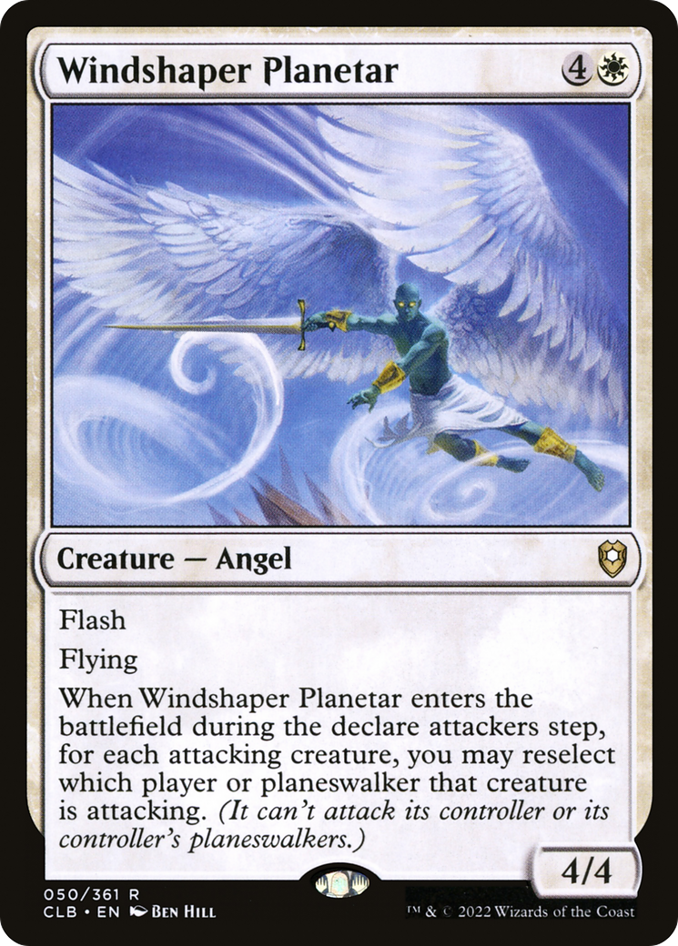 Windshaper Planetar (CLB-050) [Commander Legends: Battle for Baldur's Gate] MTG Single Wizards of the Coast