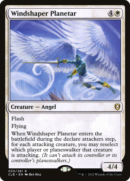 Windshaper Planetar (CLB-050) [Commander Legends: Battle for Baldur's Gate] Foil MTG Single Wizards of the Coast