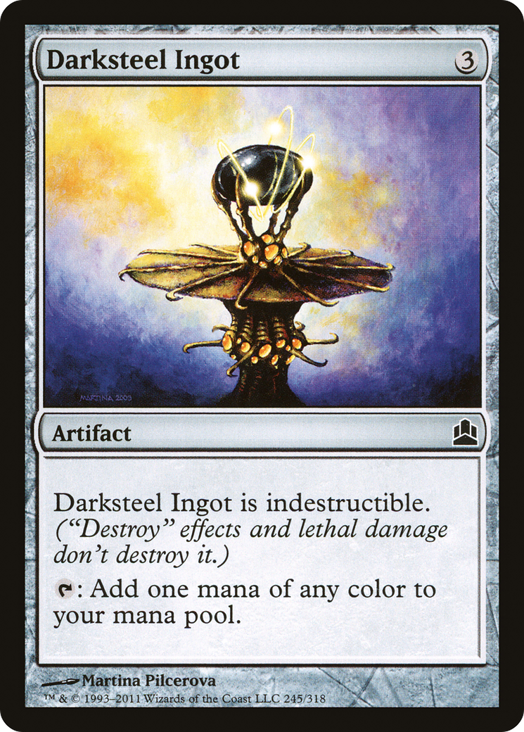 Darksteel Ingot (CMD-245) [Commander 2011] MTG Single Wizards of the Coast