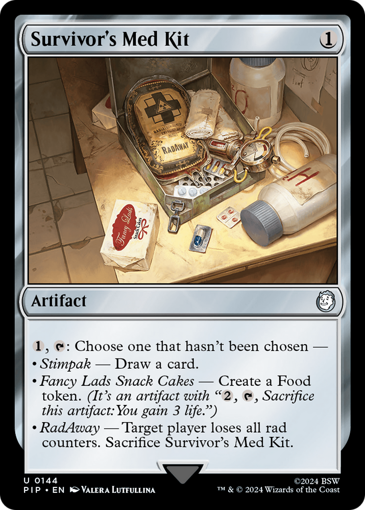 Survivor's Med Kit (PIP-144) [Fallout] Foil MTG Single Wizards of the Coast