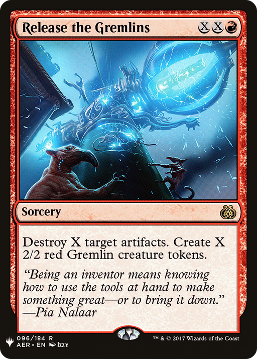 Release the Gremlins (LIST-AER-96) [Mystery Booster] The List MTG Single Wizards of the Coast