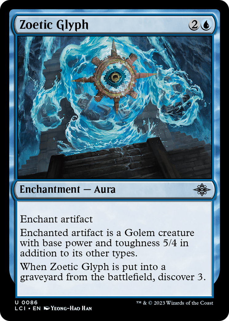 Zoetic Glyph (LCI-086) [The Lost Caverns of Ixalan] Foil MTG Single Wizards of the Coast