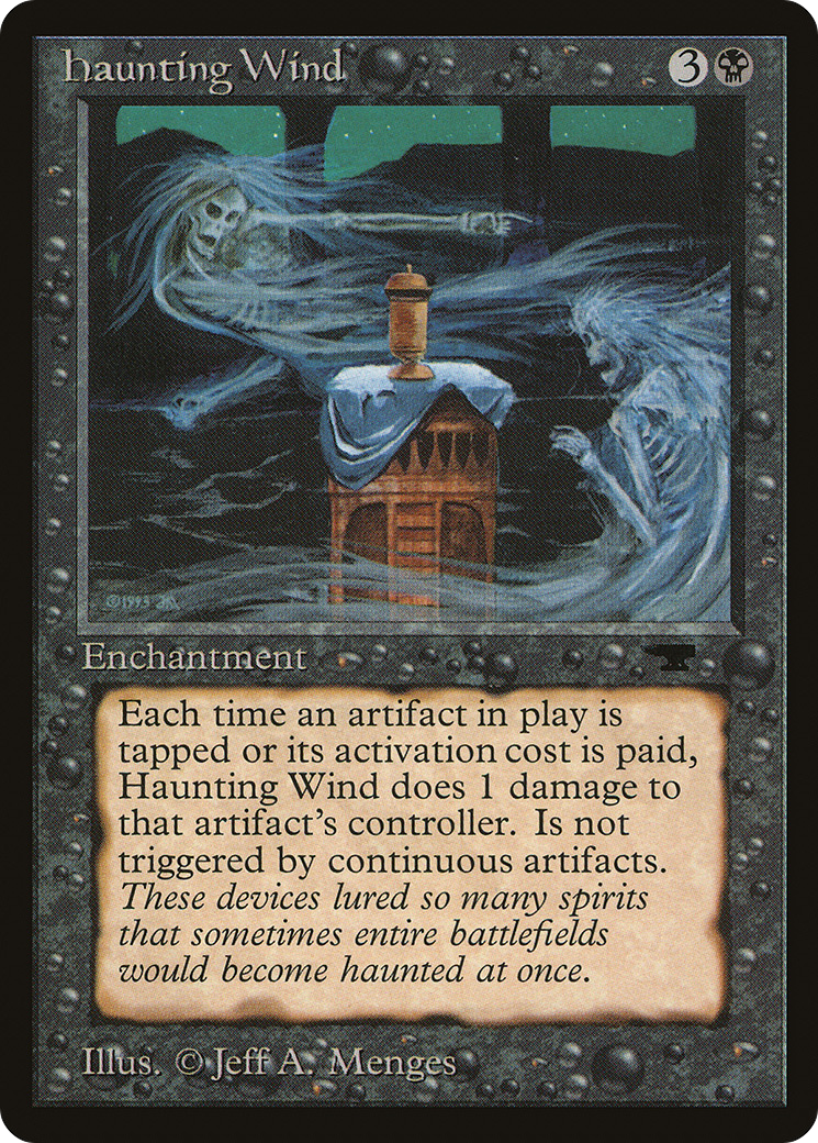 Haunting Wind (ATQ-) [Oldschool] Antiquities MTG Single Wizards of the Coast