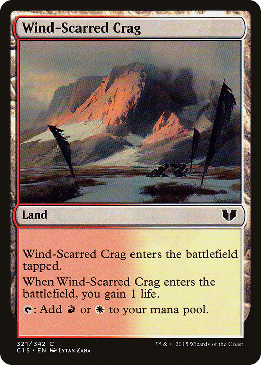 Wind-Scarred Crag (C15-321) [Commander 2015] MTG Single Wizards of the Coast