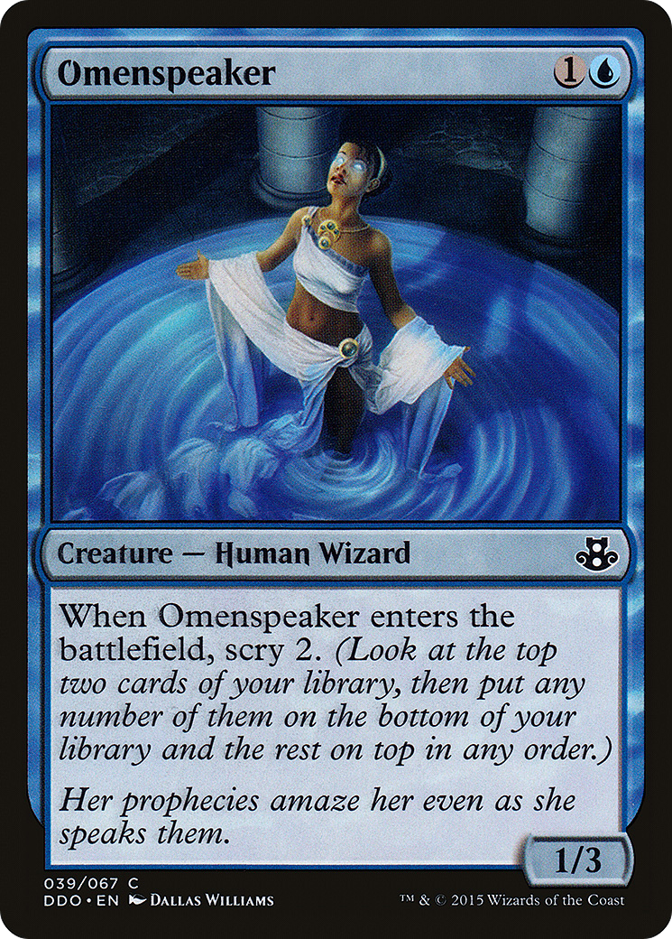 Omenspeaker (DDO-039) [Misc] Duel Decks: Elspeth vs. Kiora MTG Single Wizards of the Coast