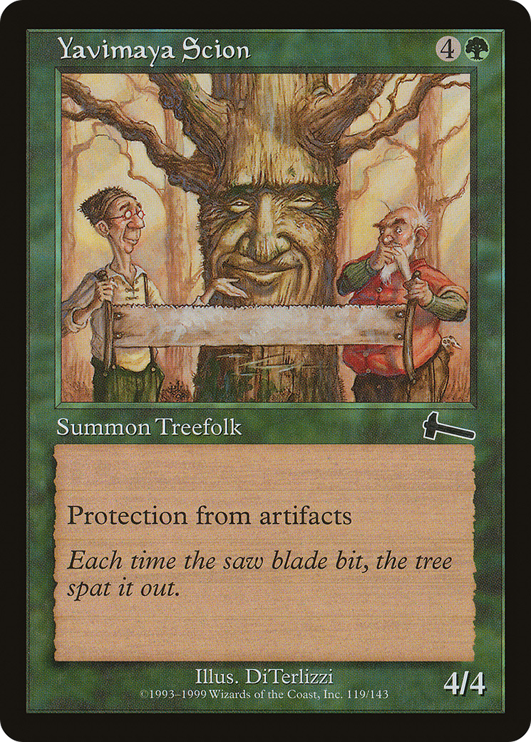 Yavimaya Scion (ULG-119) [Urza's Legacy] Foil MTG Single Wizards of the Coast