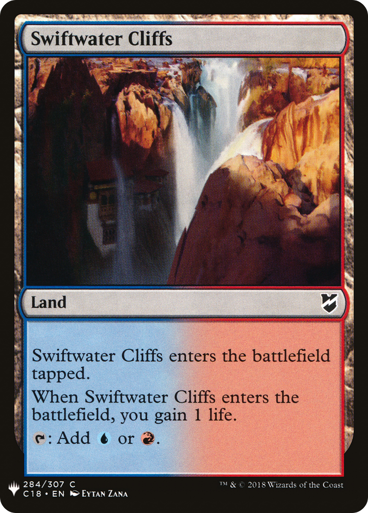 Swiftwater Cliffs (LIST-C18-284) [Mystery Booster] The List MTG Single Wizards of the Coast