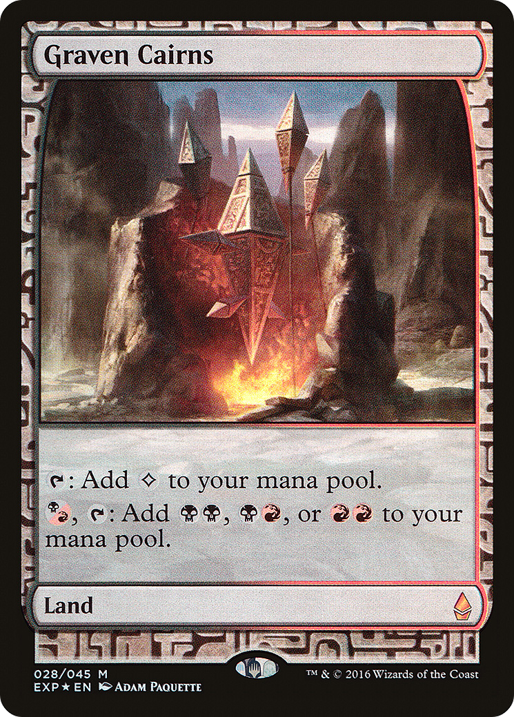 Graven Cairns (EXP-028) [Zendikar Expeditions] Foil MTG Single Wizards of the Coast