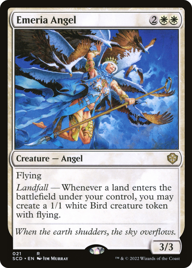 Emeria Angel (SCD-021) [Starter Commander Decks] MTG Single Wizards of the Coast