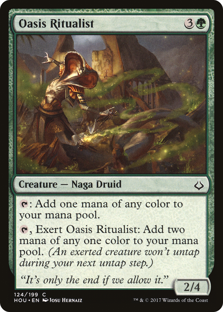 Oasis Ritualist (HOU-124) [Hour of Devastation] MTG Single Wizards of the Coast