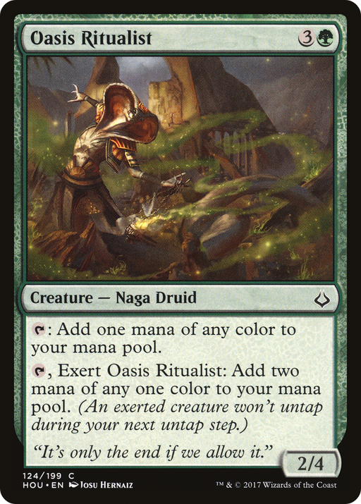 Oasis Ritualist (HOU-124) [Hour of Devastation] MTG Single Wizards of the Coast