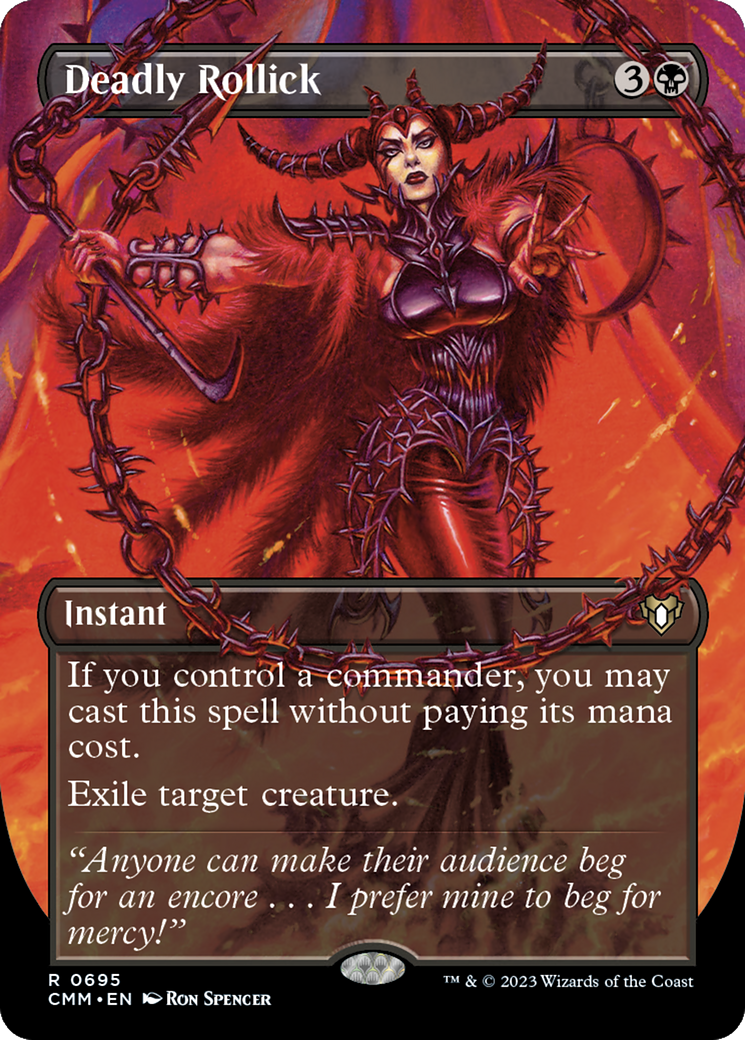 Deadly Rollick (CMM-695) [Commander Masters] (Borderless) MTG Single Wizards of the Coast