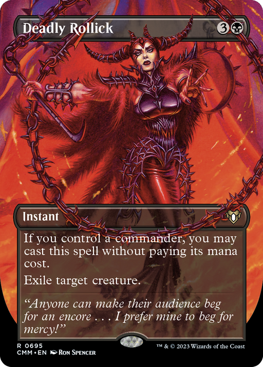 Deadly Rollick (CMM-695) [Commander Masters] (Borderless) MTG Single Wizards of the Coast