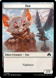 Phyrexian Germ // Fox Double-Sided Token [Tokens] Modern Horizons 3 Tokens MTG Single Magic: The Gathering