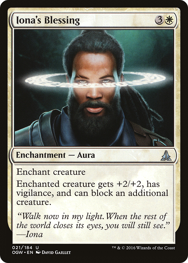 Iona's Blessing (OGW-021) [Oath of the Gatewatch] Foil MTG Single Wizards of the Coast
