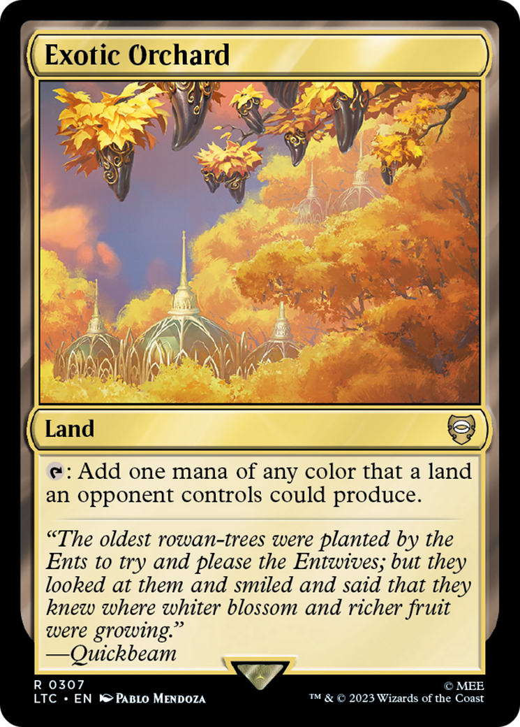 Exotic Orchard (LTC-307) [Tales of Middle-earth Commander] MTG Single Wizards of the Coast