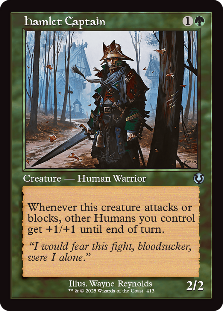 Hamlet Captain (INR-413) [Innistrad Remastered] Foil MTG Single Wizards of the Coast