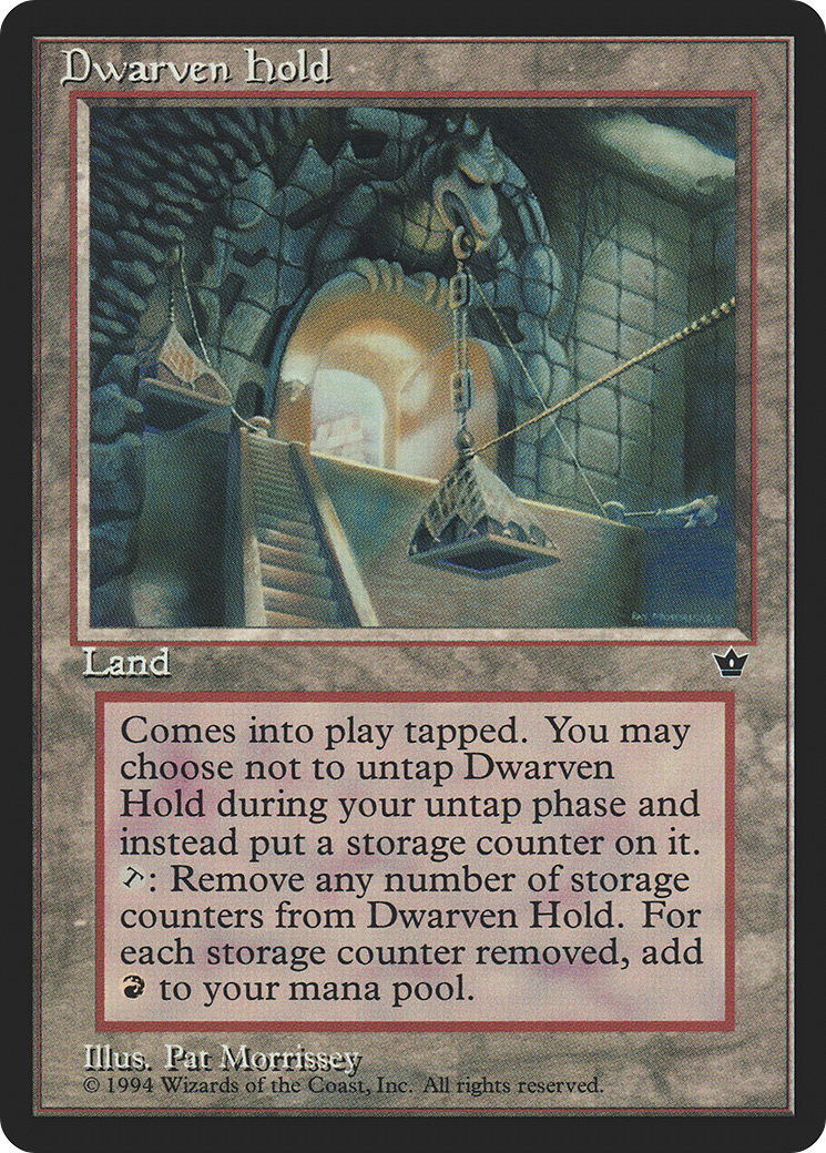 Dwarven Hold (FEM-) [Fallen Empires] MTG Single Wizards of the Coast