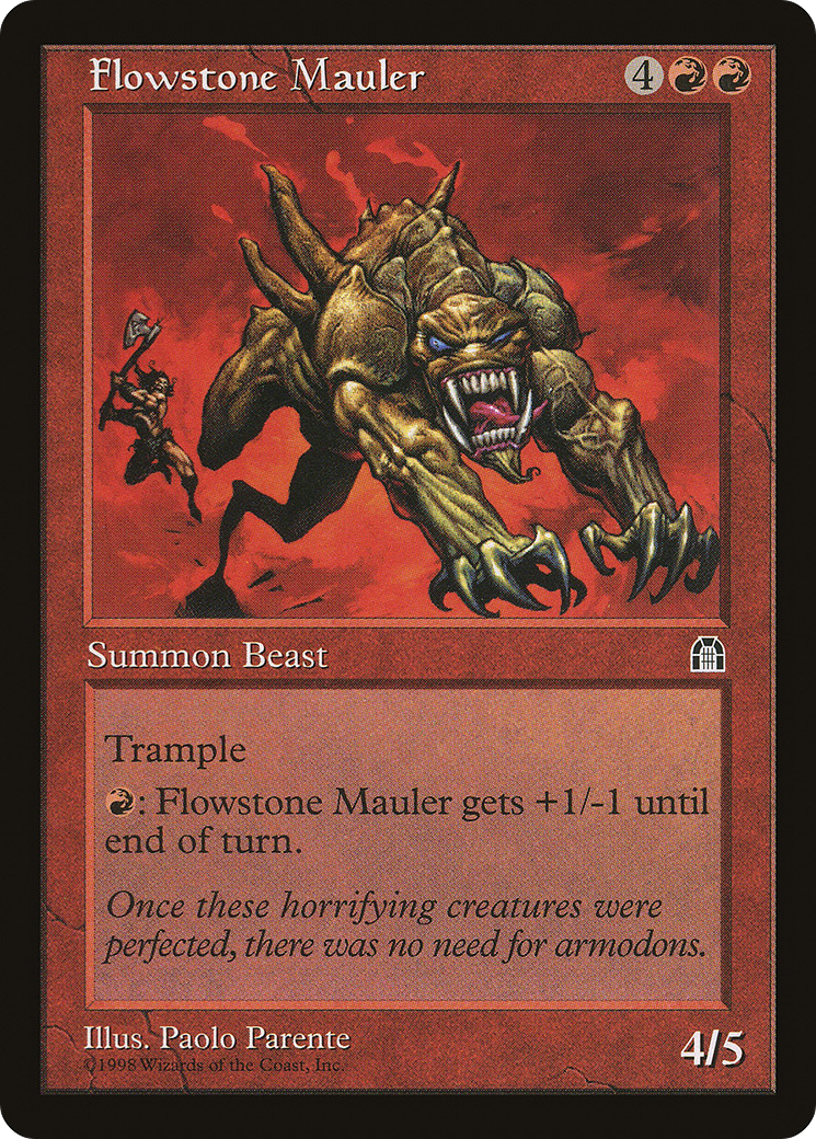 Flowstone Mauler (STH-085) [Stronghold] MTG Single Wizards of the Coast