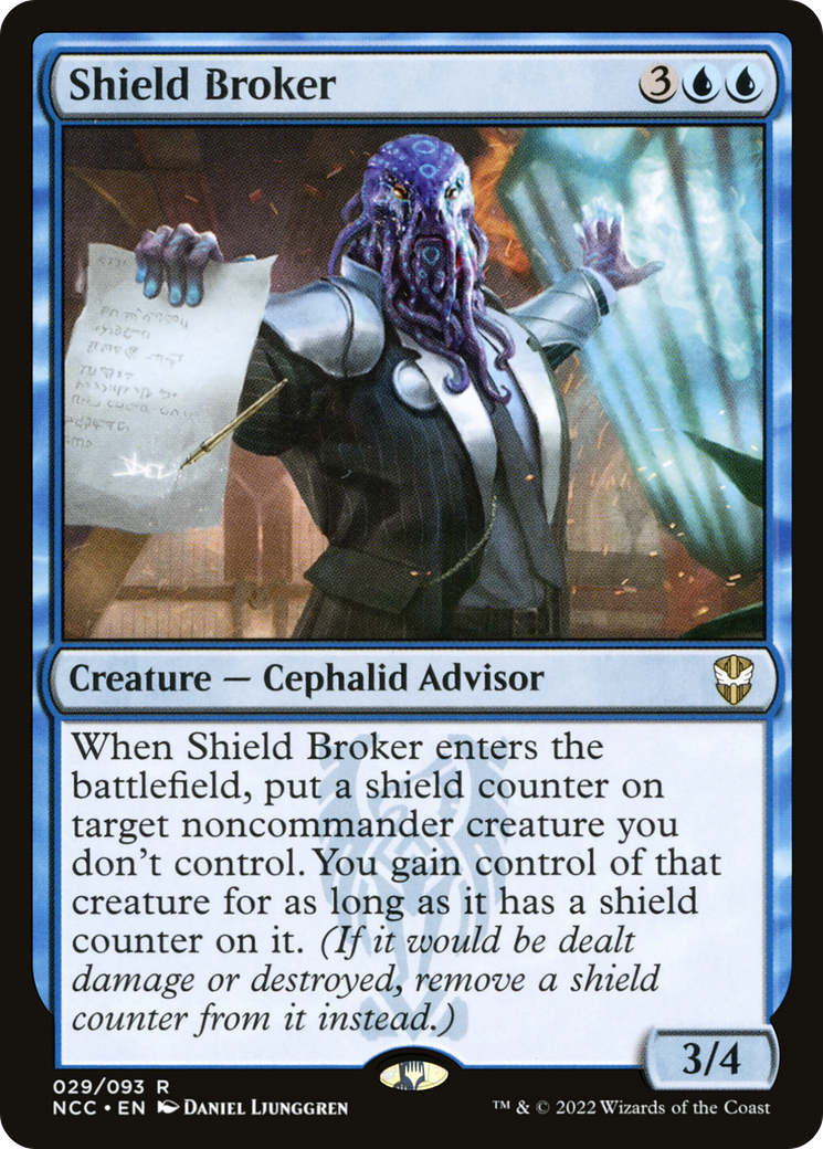 Shield Broker (NCC-029) [New Capenna Commander] MTG Single Wizards of the Coast