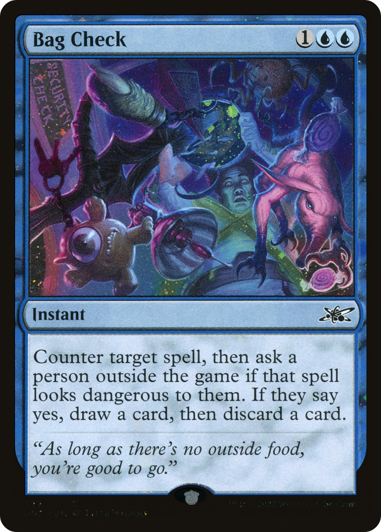 Bag Check (Galaxy Foil) (UNF-322) [Unfinity] Foil MTG Single Wizards of the Coast