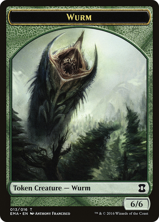 Wurm Token (EMA-013) [Tokens] Eternal Masters Tokens MTG Single Wizards of the Coast