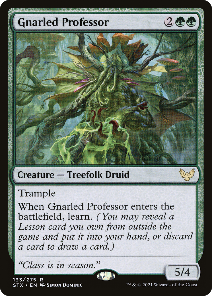 Gnarled Professor (STX-133) [Strixhaven: School of Mages] MTG Single Wizards of the Coast