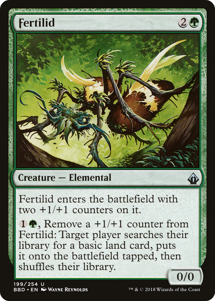 Fertilid (BBD-199) [Battlebond] Foil MTG Single Wizards of the Coast