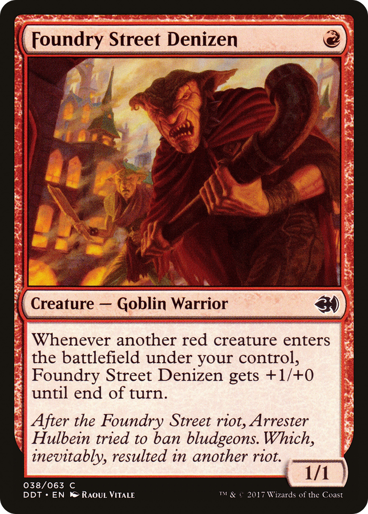 Foundry Street Denizen (DDT-038) [Misc] Duel Decks: Merfolk vs. Goblins MTG Single Wizards of the Coast