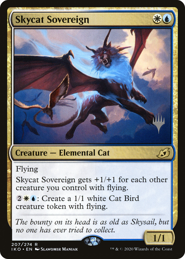 Skycat Sovereign (PPIKO-207) [Ikoria: Lair of Behemoths Promos] MTG Single Wizards of the Coast