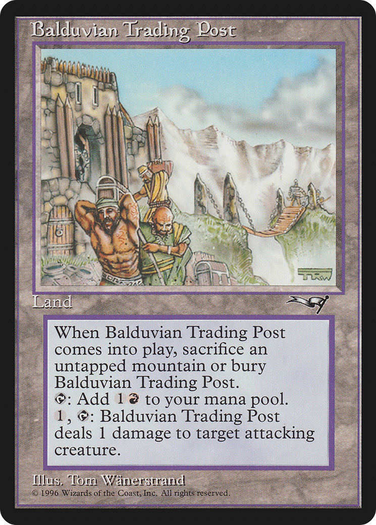 Balduvian Trading Post (ALL-137) [Alliances] MTG Single Wizards of the Coast