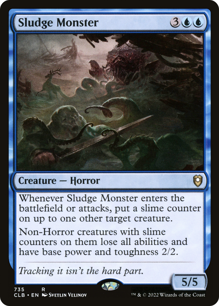 Sludge Monster (CLB-735) [Commander Legends: Battle for Baldur's Gate] MTG Single Wizards of the Coast