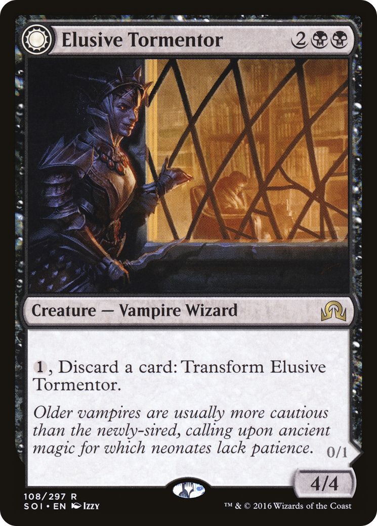 Elusive Tormentor (SOI-108) [Shadows over Innistrad] MTG Single Wizards of the Coast