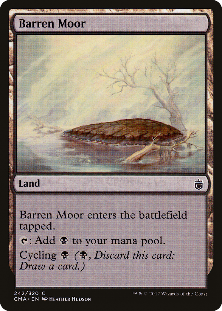Barren Moor (CMA-242) [Commander Anthology] MTG Single Wizards of the Coast