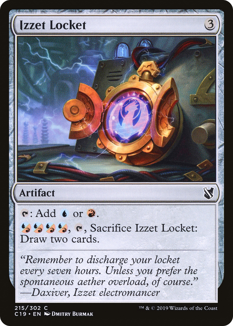 Izzet Locket (C19-215) [Commander 2019] MTG Single Wizards of the Coast