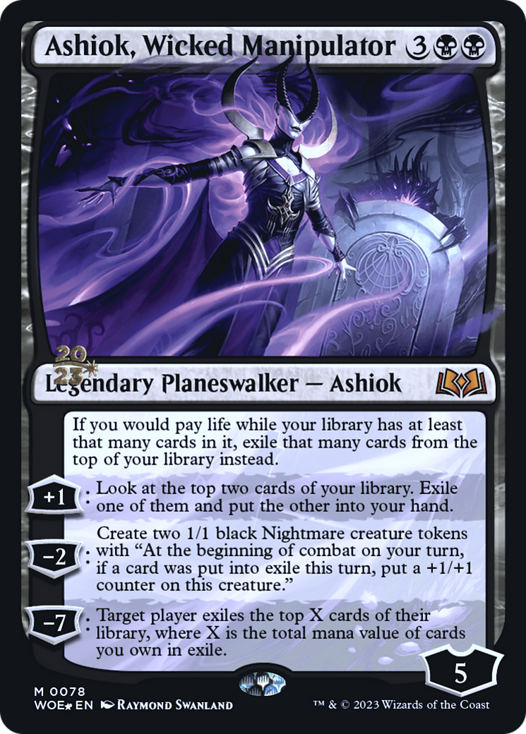 Ashiok, Wicked Manipulator (PRE-078) [Wilds of Eldraine Promos] Foil MTG Single Wizards of the Coast