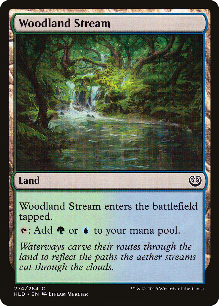 Woodland Stream (KLD-274) [Kaladesh] MTG Single Wizards of the Coast
