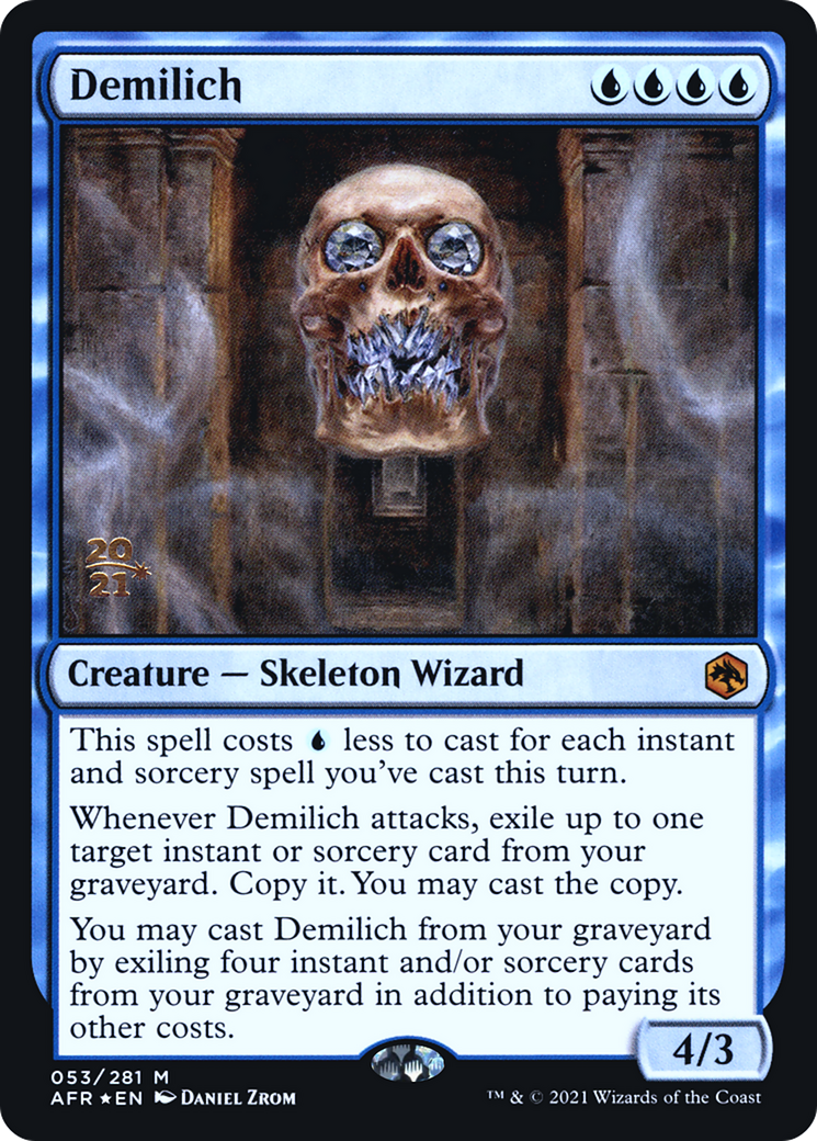 Demilich (PRE-053) [Adventures in the Forgotten Realms Promos] Foil MTG Single Wizards of the Coast