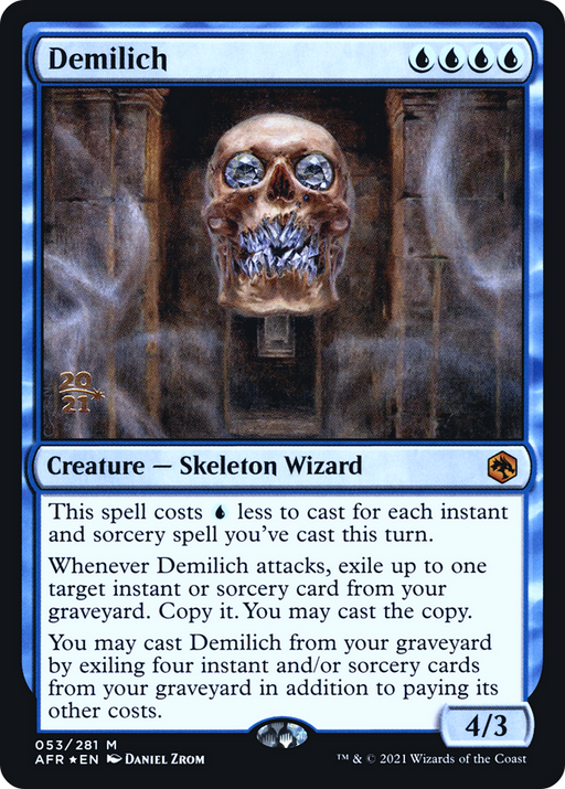 Demilich (PRE-053) [Adventures in the Forgotten Realms Promos] Foil MTG Single Wizards of the Coast