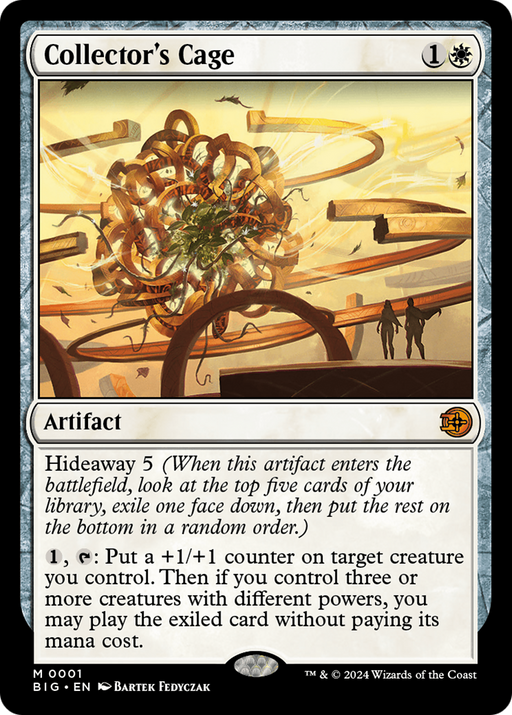 Collector's Cage (BIG-001) [The Big Score] Foil MTG Single Wizards of the Coast