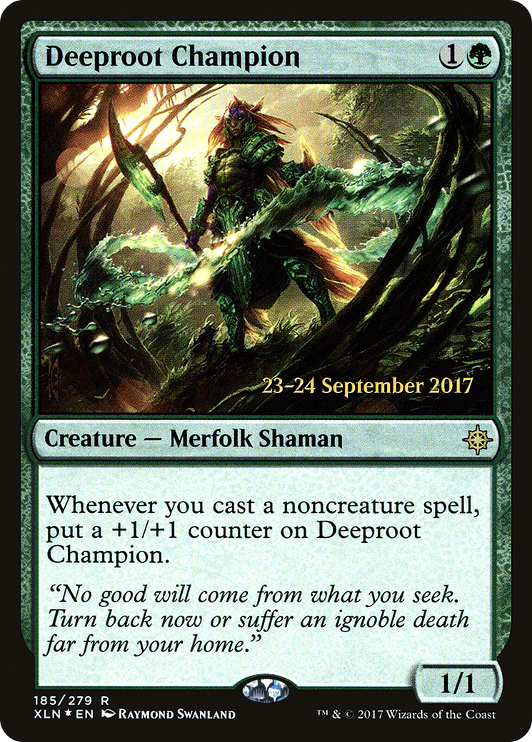 Deeproot Champion (PRE-185) [Ixalan Promos] Foil MTG Single Wizards of the Coast