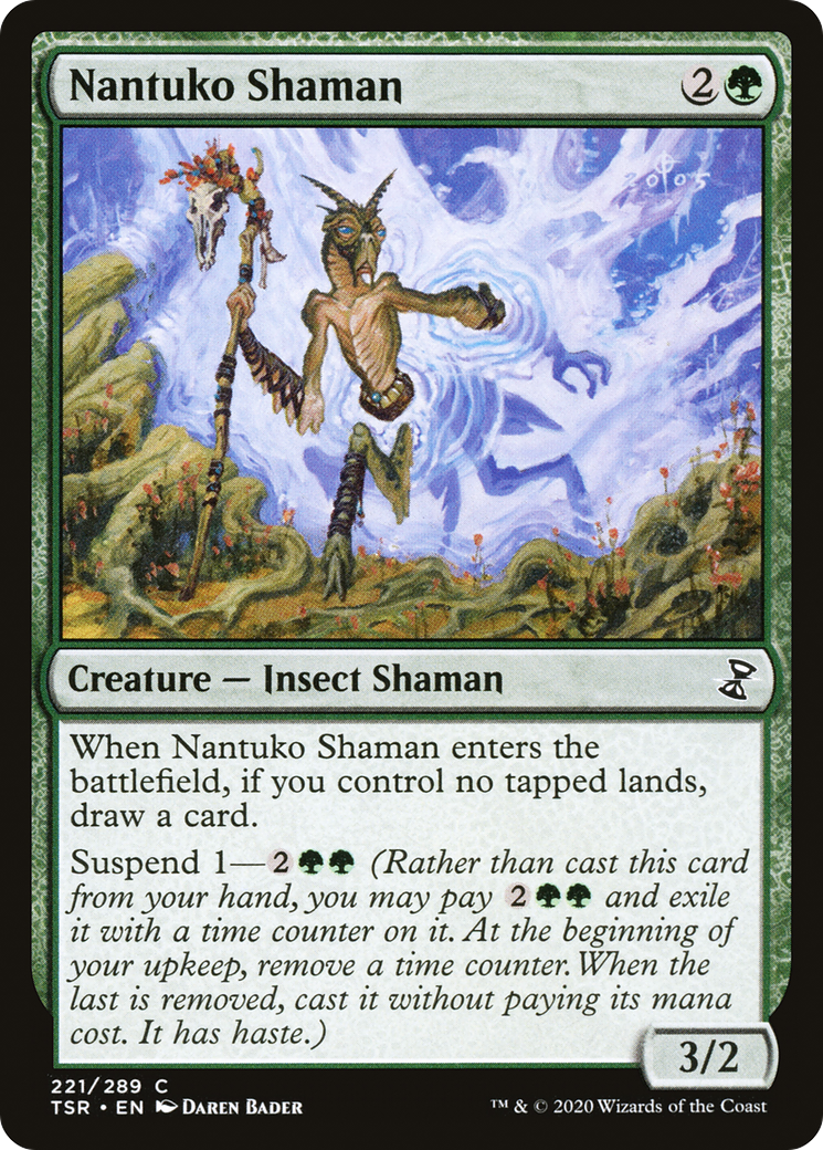 Nantuko Shaman (TSR-221) [Time Spiral Remastered] Foil MTG Single Wizards of the Coast