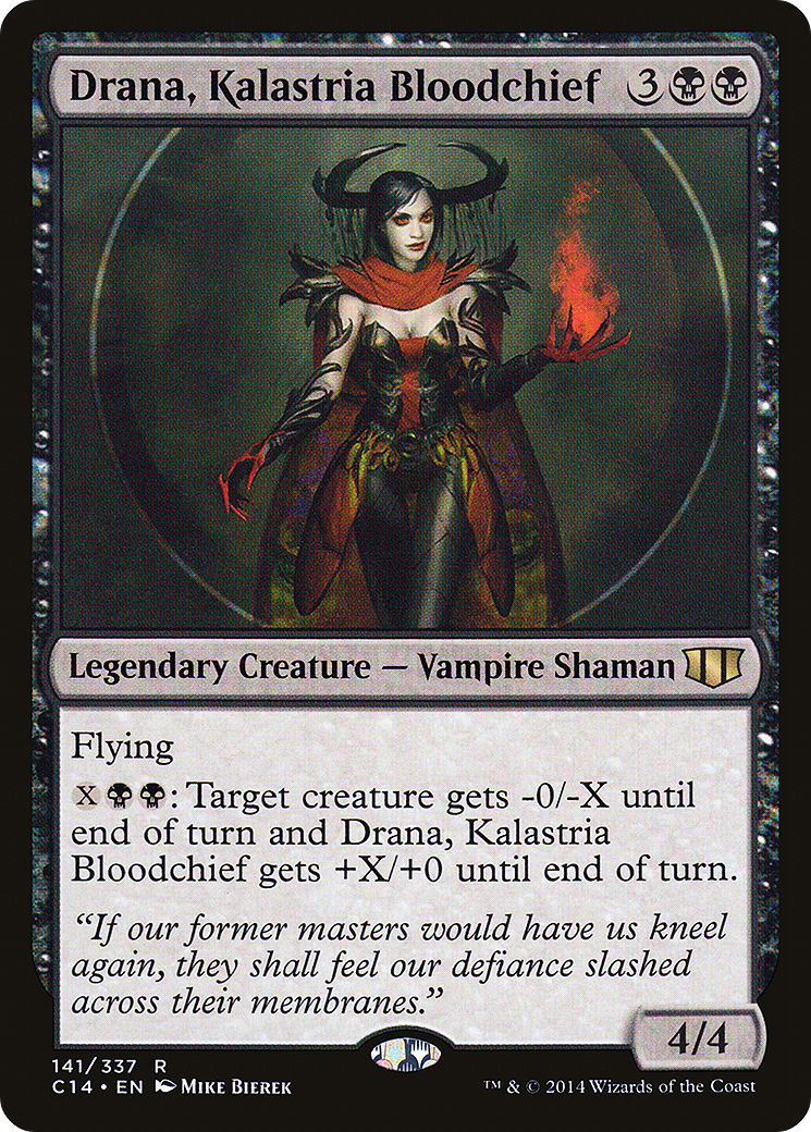 Drana, Kalastria Bloodchief (C14-141) [Commander 2014] MTG Single Wizards of the Coast