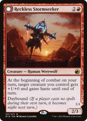 Reckless Stormseeker (MID-157) [Innistrad: Midnight Hunt] Foil MTG Single Wizards of the Coast