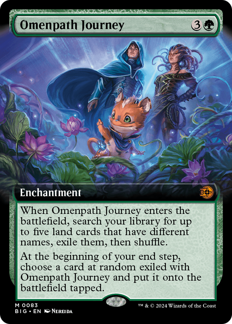Omenpath Journey (BIG-083) [The Big Score] (Extended Art) Foil MTG Single Wizards of the Coast