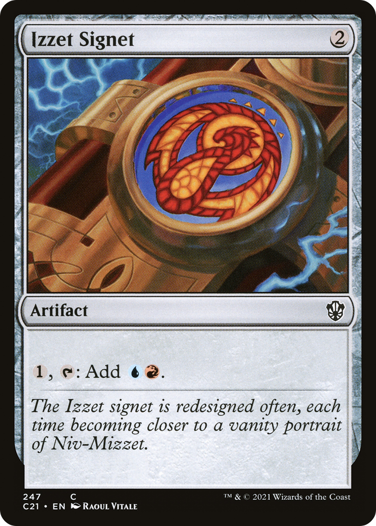 Izzet Signet (C21-247) [Commander 2021] MTG Single Wizards of the Coast