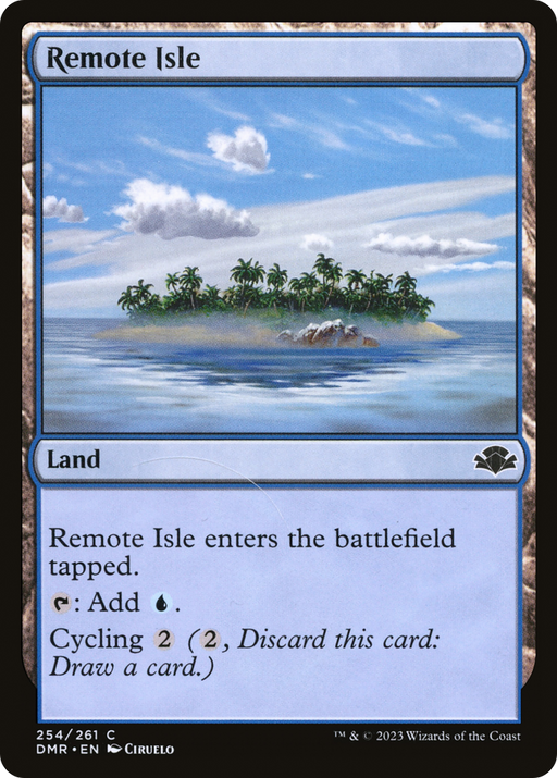 Remote Isle (DMR-254) [Dominaria Remastered] Foil MTG Single Wizards of the Coast
