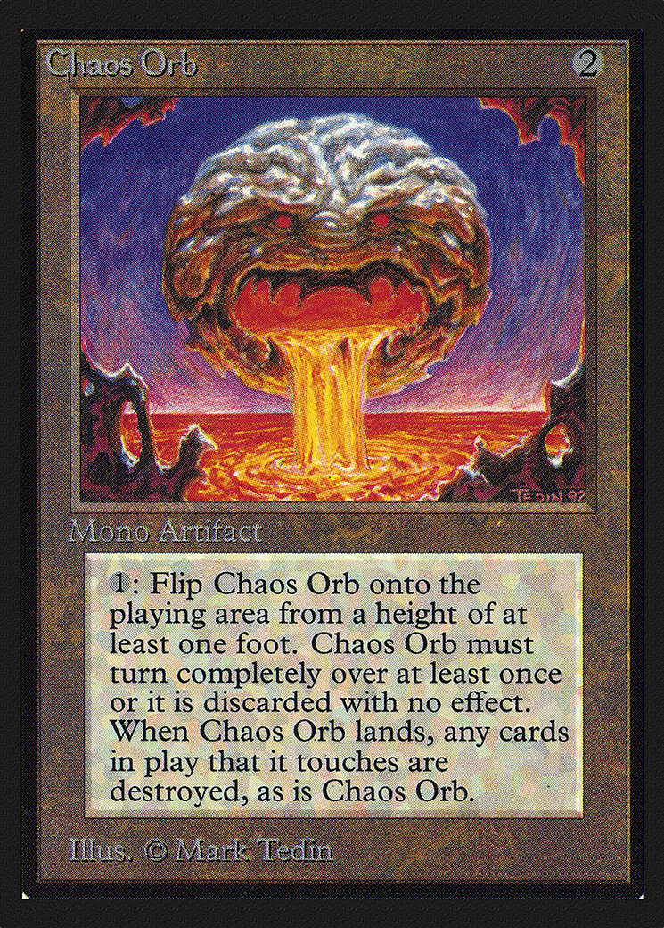 Chaos Orb (IE) (IED-) [Intl. Collectors' Edition] MTG Single Wizards of the Coast